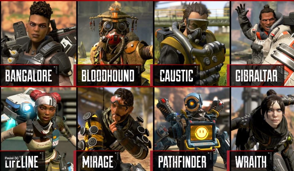 foto leggende Apex Legends