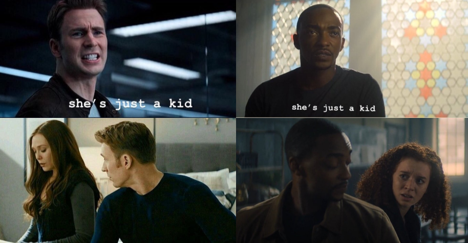 she is just a kid The Falcon and The Winter Soldier