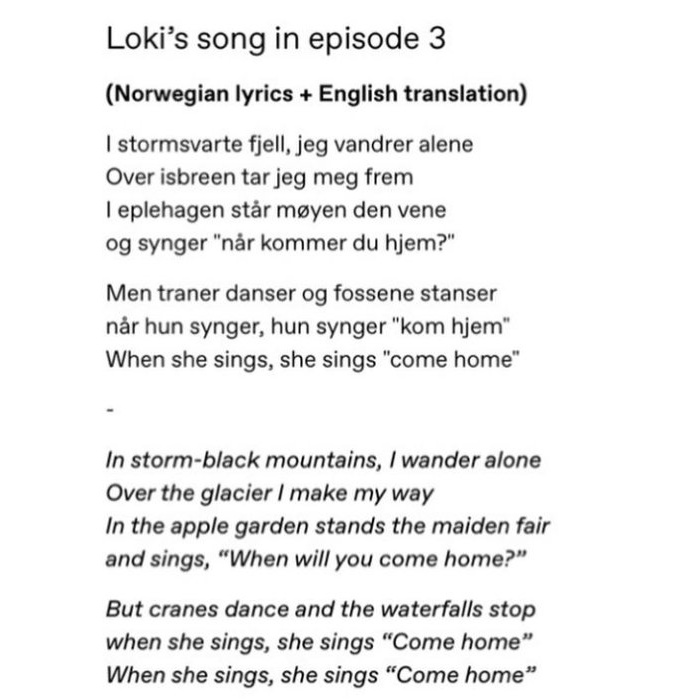 loki song