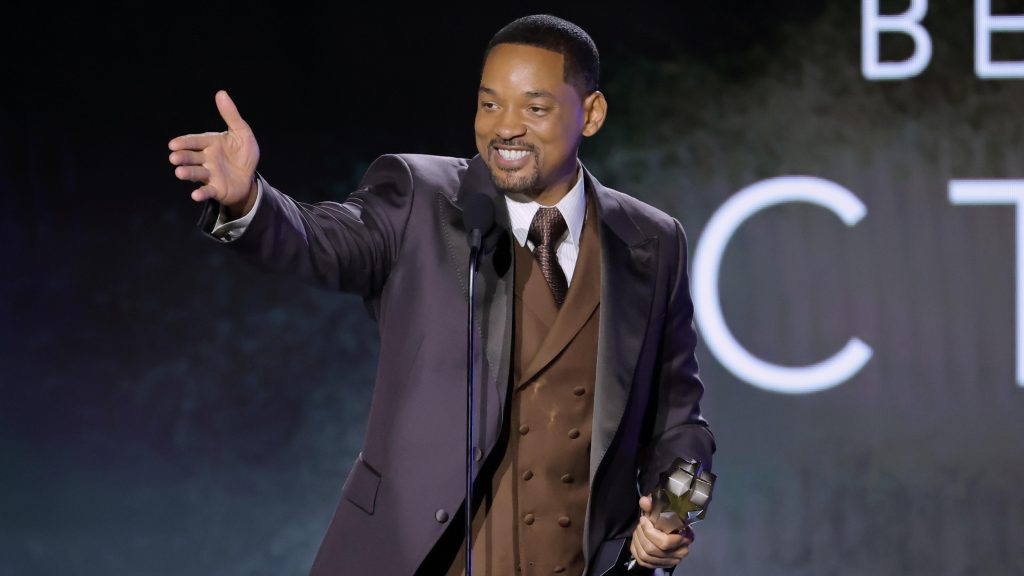 critics choice awards 2022 - will smith speech